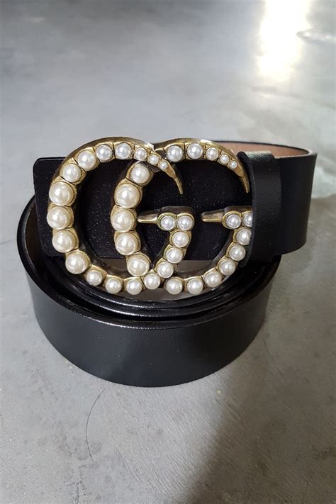 gucci pearl belt pink|tan gucci belt women.